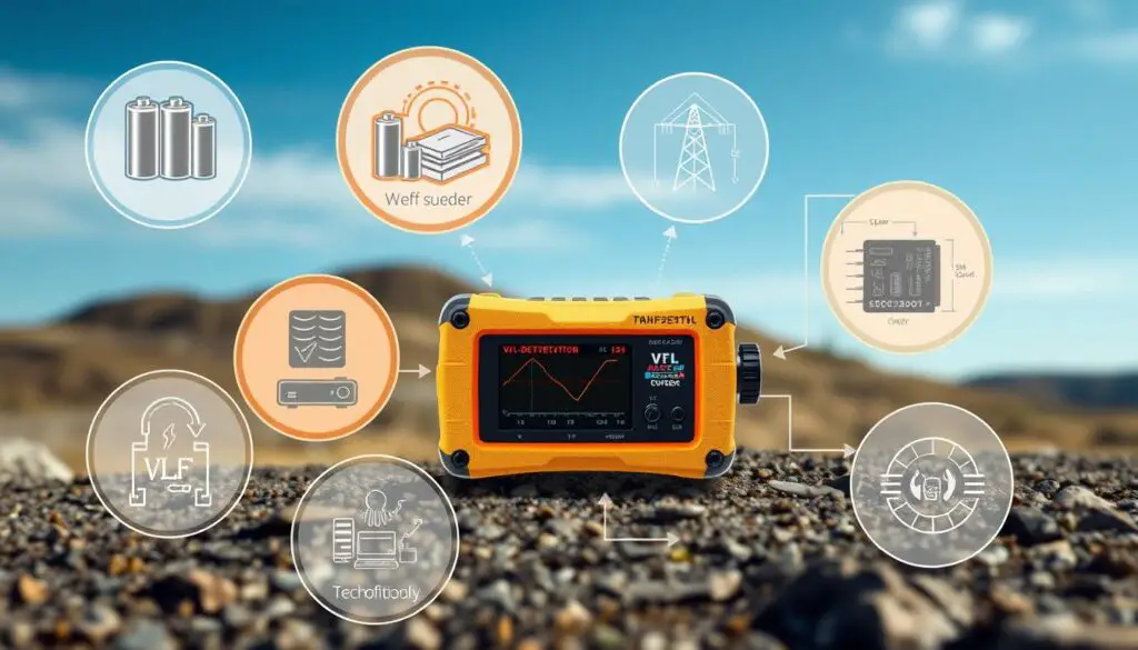 VLF detector power consumption