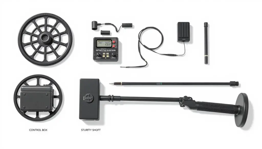 pulse induction metal detector components